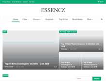 Tablet Screenshot of essencz.com